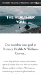 Mobile Screenshot of primaryhealthandwellness.com